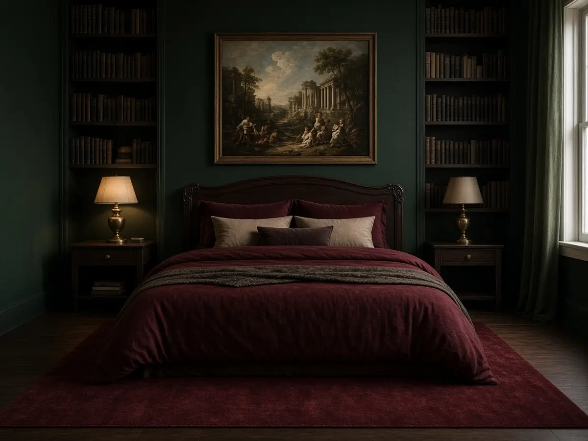 Dark Academia bedroom