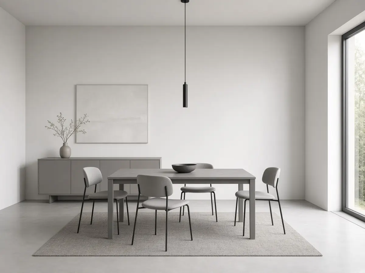 Modern Minimalist kitchen or dining
