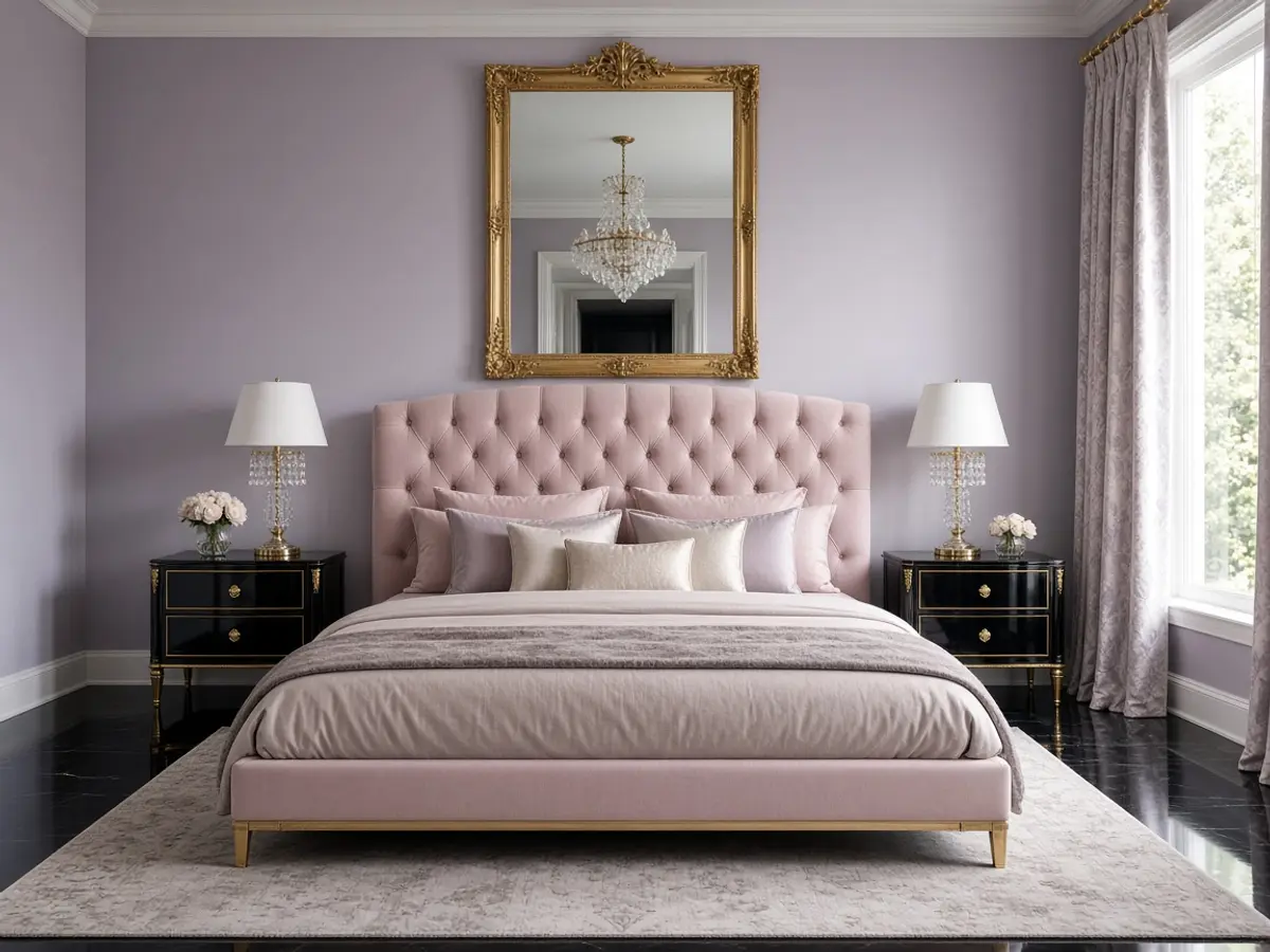 Hollywood Regency bedroom