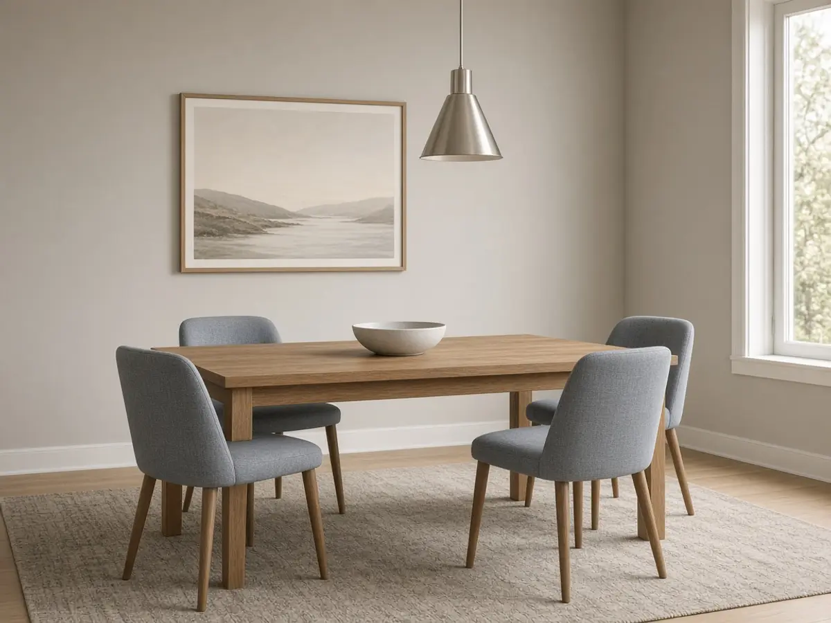 Transitional kitchen or dining
